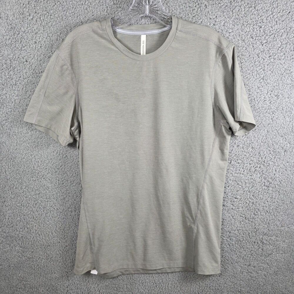 Ten Thousand Versatile Shirt Mens Beige Performance Athletic Training Size S